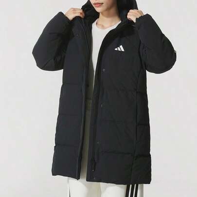 Adidas 80% Down Loose Long Casual & Running Jacket For Women, KC2486
