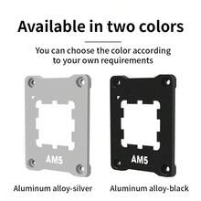 AMD Aluminum Alloy AM5 Socket CPU Anti-Bending Clip, CPU Correcting Fixed Pressure Plate, Replacement Durable Accessory - View 2