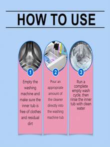 Jack Ho 洗衣机滚筒清洁剂，深层去污，消除异味，除垢，清新家居清洁剂 - 液體 - 查看 6