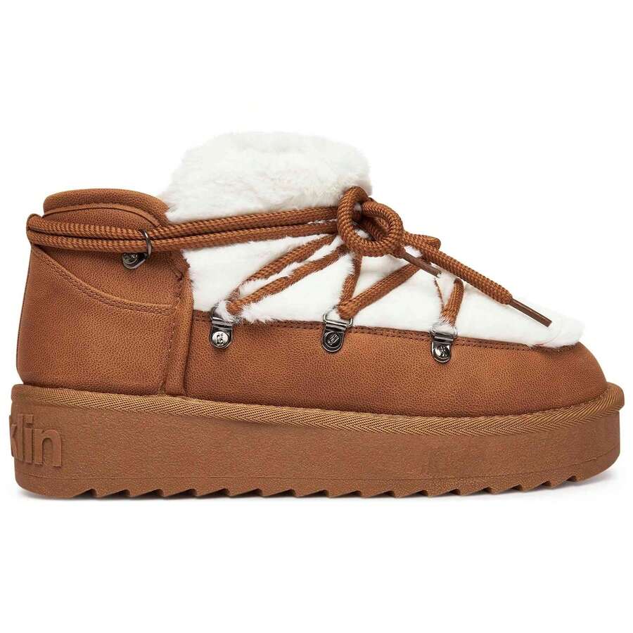 D.Franklin Boots 147-DFSH370011-TANG For Women In Color Brown - بني - مشاهدة 1