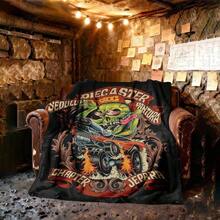 1PC 3D Monster Jam Monster Truck Cartoon Blanket, Edgy Gift For Motorsports Fans, Themed Man Cave Decor, Retro Sci-Fi Party Accent & Race Day Souvenir,Soft Throw Blanket For Home Bedroom Bed Sofa Picnic Travel Office Cover Blanket, Multiple Sizes 50x60 To 60x80 Inches - Nhiều màu 15 - Xem 2
