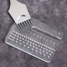 Leather Stitching Aid Plate Leathercraft Stitching Punch Tool - C - View 6