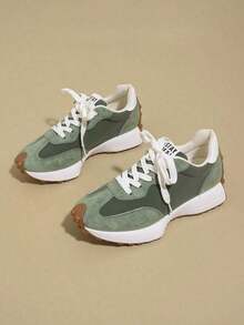 ZKBBO. Women's Casual Sports Shoes, Lightweight Non-Slip Fitness Running Shoes, Tennis Shoes, Sneakers - 綠色 - 查看 2