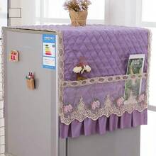 55x140cm Refrigerator Dust Cover Cabinet Decoration Cover Multifunctional Washing Machine Microwave Soft Cover Towel - Multicolor - View 11