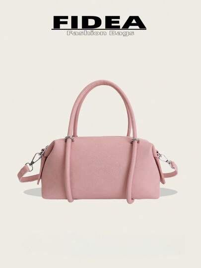 时尚优雅纯色单肩包，简约PU皮手提包，百搭别致小钱包，适合日常通勤、送礼等多种场合。