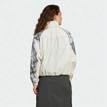 Adidas Women's NG W W.R AOP Jacket Woven Hooded Outerwear JD5836 - Beige - View 2