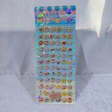 儿童3D卡通动物兔子鼻子贴纸 - 彩色 - 查看 12