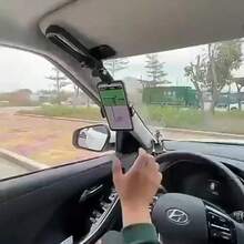 Giá đỡ điện thoại trên tấm che nắng ô tô đa năng, có khớp nối nhiều khớp, kiểu dáng cổ ngỗng điều chỉnh được, phù hợp với hệ thống định vị, phụ kiện ô tô đa dụng, quà tặng mùa xuân. - Màu đen - 1 chiếc - Xem 11