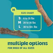 Dogwood Calming Dog Chew Toy Real-Wood Blend Moderate Chewers Medium 7.5" 2-Pack Natural And Hemp Flavors - 山茱萸舒緩精油 2 瓶裝 - 查看 5