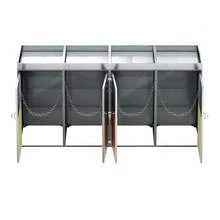 Outdoor Waste Bins - Grey - View 10