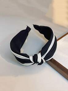 1 Piece Women Wide Edge Headband New Knitted High Headband Hair Clip Hair Accessories Headpiece - Multicolor - View 6