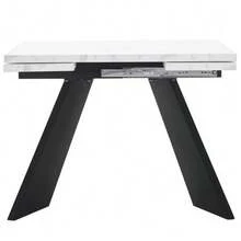 Dining Set (5 Pieces), Extendable Table And Chairs For 4 People, 160 * 80 * 75 Cm Table With 4 Chairs, Grey Velvet Chairs, White Table With Flat Legs - Grey - View 6