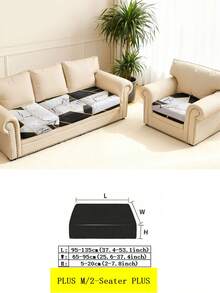 1 Pc Simplicity Sofa Cover Geometry Sofa Seater Cushion Cover Stretch Material Seater Cushion Cover - Multicolor - View 21