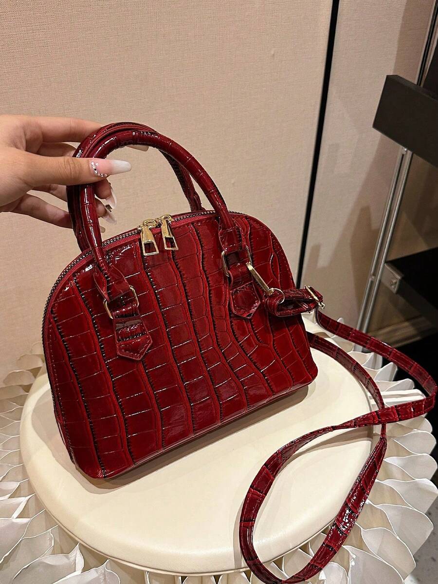 女士时尚简约手提贝壳包 简约流行单肩包 休闲斜挎包 送给妈妈的礼物