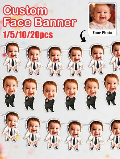 1/5/10/20 ชิ้น ของตกแต่งธงบอสที่ปรับแต่งได้, ของตกแต่งงานปาร์ตี้ธีมบอสส่วนบุคคล, ของตกแต่งช่วงเวลาสนุกสนาน, สติกเกอร์ติดหน้าชุดสูท, รูปภาพที่ปรับแต่งได้, แบนเนอร์ปาร์ตี้ที่ตกแต่งง่าย - เหมาะสำหรับวันเกิด, งานเลี้ยงเด็ก, การรวมญาติ, วันหยุด - เหมาะสำหรับบ้าน, ผู้ที่ชื่นชอบงานปาร์ตี้ DIY, นักวางแผนงานอีเวนต์ - ของตกแต่งงานปาร์ตี้, ของตกแต่งวันหยุดส่วนบุคคล, ของตกแต่งบ้าน, อุปกรณ์จัดงานปาร์ตี้