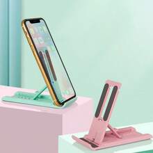 Adjustable Foldable Tablet & Phone Stand, Fits 4.6-12.9 Inch Devices, PVC Material, 6-Level Height Adjustment, Desktop Holder, Suitable For Kindle, Switch And Live Streaming - Multicolor - View 9
