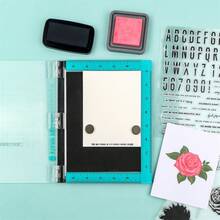 Stamp Positioning Tool; It Allows You To Precisely Position Images So You Can Create Perfect Impressions Every Time. Quickly And Easily Make Identical Cards And Projects. Can Be Used With Rubber Stamps Or Clear Stamps With A Foam Pad. Package Includes: 1 Stamp Platform, 1 Foam Pad, 2 Magnets - A - View 11