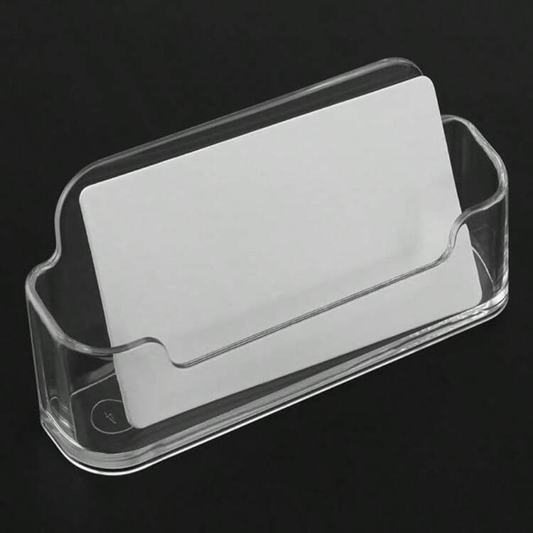 1个透明塑料单卡槽名片夹，适用于商务展览 - 彩色 - 查看 10