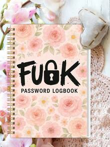 1本简约密码本，专为女性设计，花卉图案，包含网站登录信息、提示和紧急联系人，大字体易于阅读，适合学校办公使用，也可作为送给长辈的礼物。 - 粉紅色 - 查看 3