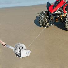 SHIOUCY Marine Winch - Silver - View 2