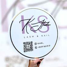 Custom Luxury Acrylic Beauty Studio Sign, Personalized Commercial Signage, Custom Hair Salon Sign, Entrepreneur Gift Ideas, Social Media Display Minimalist Custom Acrylic Sign, Business Boutique Logo Sign, Personalized Nail Salon Logo - Multicolor - View 7