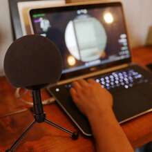 Mic Foam Cover Compatible With Blue Snowball Ice,Pop Filfter Windscreen Cover Compatible With Blue Snowball - one-size - View 5