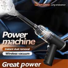 SOKANY The Upgraded Version Of The Portable Wireless Handheld Vacuum Cleaner Adopts Tornado Suction Technology, Lightweight And Wireless Design, And Moves More Freely For Cleaning.Rechargeable And Powerful Motor Provides Long-Lasting Battery Life - Cordless - View 8