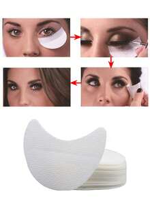 10pcs/20pcs/30pcs/50pcs/100pcs/200pcs/250pcs/300pcs Eyeshadow Stickers Makeup Isolation Stickers - White - View 3