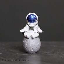 1pc Astronaut Figurine Decor, Suitable For Car/Home Decoration, Adopting Modern European Style, Ideal For Birthday Gift, Halloween Gift, Perfect Home Decor, Applicable For Room, Wall, Home, Bedroom - Type a - View 23