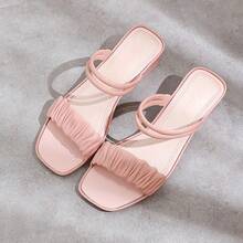 Women Heeled Sandals - Pink - View 4