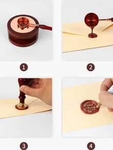 200 hạt sáp hình bát giác/túi, thích hợp dùng làm con dấu sáp, trang trí thiệp và phong bì thủ công, đồ thủ công tự làm, bao bì quà tặng, niêm phong phong bì, thiệp mời dự tiệc, sổ lưu niệm, đồ dùng học tập. - 200 hạt sáp sơn lửa hình bát giác - Xem 5