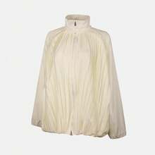 Nike Women's AS W NSW CLLCTN PLEATD TRK JKT Woven Jacket Without Hood HJ0518-133 - White - View 2