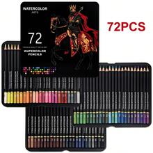 Bút chì màu nước - Bộ vẽ tranh chuyên nghiệp 72 màu - Hiệu ứng pha trộn tuyệt đẹp khi dùng khô hoặc ướt - Lý tưởng cho sách tô màu, bút chì tan trong nước dành cho người lớn và họa sĩ, dùng cho mục đích nghệ thuật chuyên nghiệp. - Bút chì màu tan trong nước - Xem 10