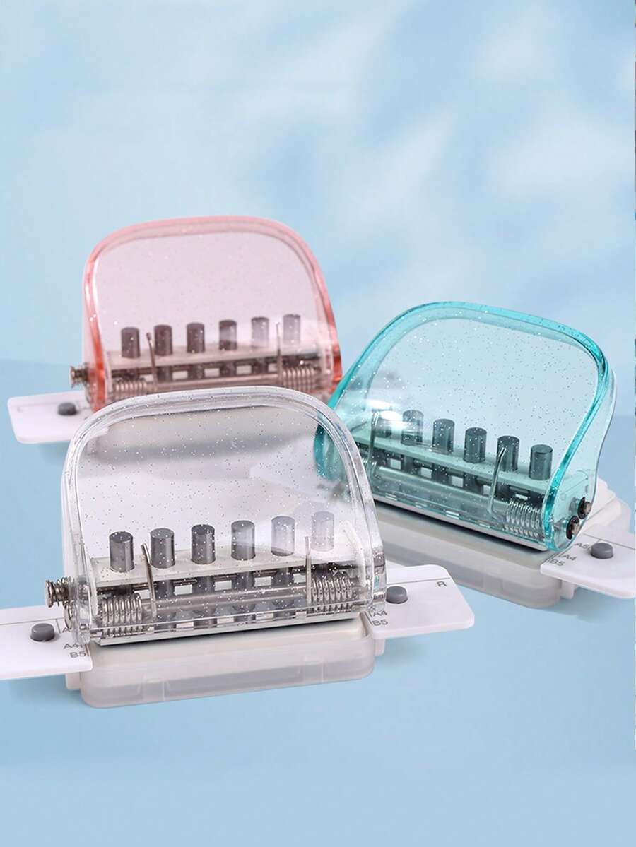 1pc 6-Hole Puncher, Loose-Leaf Book Binding Tool For Diy