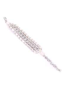 LIGHTSOME 1pc Vintage French Style Beaded Zirconia Woven Colorful Black Pink Yarn Bracelet, Fashion Jewelry Gift For Valentine's Day Mother's Day, 18K Gold Plated Copper Bracelet For Daily Wear - Bracelet - View 16