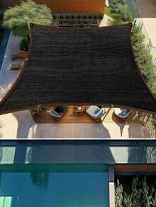 Thickened UV-Resistant Sunshade Net, Black Sunshade Net For Balcony Greenhouse - A - View 9