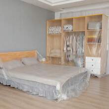 Multipurpose Disposable Furniture Dust Cover, Provides Dust Protection For Furniture During Long-Term Storage Or Renovation, Waterproof, Odorless, Transparent PE Film - Multicolor - View 6