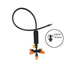 de riego por atomización para invernadero de jardín, Kit de rociador de plástico y latón ajustable de 5/6/vías, humidificación, refrigeración, desempolvado 8MN8 - E - Ver 10