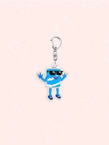 1/6pcs Acrylic Funny "67" Number Keychain - Italian Brainrot Six Seven "67" Number Keychain, Can Be Hung On Bags And Backpacks Perfect For Boyfriends, Girlfriends, Or Family Members. - Multicolor - View 11