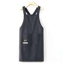 1pc Black Crossback Sleeveless Apron Waterproof Oil-Proof Stain Resistant Durable Cooking Apron For Kitchen Cooking Frying Cleaning Food Preparation Keep Clothing Clean - Multicolor - View 1