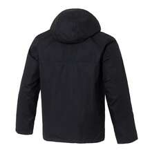 Under Armour PORTER 男士三合一夹克，舒适休闲运动外套，1371585-002 - 黑色 - 查看 2