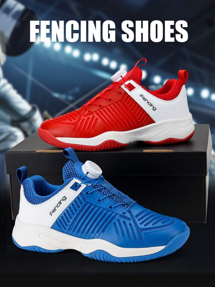 Women's Fencing Shoes With Anti Slip And Wear-Resistant Small Size Rotating Twist Buckle, Competitive Training Shoes, Professional Fencing Sports