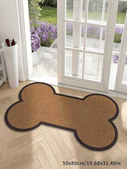 1 قطعة من مادة الكتان الصناعي الصديقة للحيوانات الأليفة، متعددة الألوان ناعمة عالية الجودة قابلة للغسيل، متعددة الاستخدامات كبساط مدخل المنزل وغرفة المعيشة والحمام والمطبخ، مقاوم للاتربة والماء والخدش، سهل العناية، بساط مطبخ، بساط حمام، بساط ترحيب، بساط غرفة نوم، بساط ممر، بساط خارجي، بساط صغير