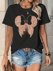 Disney Camisetas de mujer - Negro - Ver 2