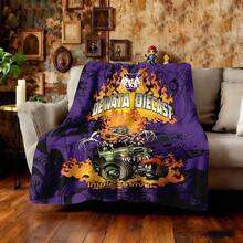 1 PIEZA Manta de camión monstruo de Monster Jam en 3D, regalo original para aficionados a los deportes de motor, decoración temática para cueva de hombre, acento para fiesta retro de ciencia ficción y recuerdo del día de carrera, manta suave para el hogar, dormitorio, cama, sofá, picnic, viaje y oficina, en múltiples tamaños de 50x60 a 60x80 pulgadas - Multicolor 4 - Ver 4