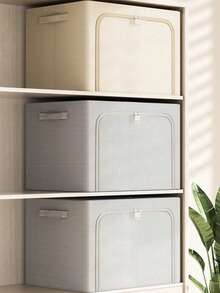 Foldable Storage Bags - Beige - View 3