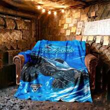 1PC 3D Monster Jam Monster Truck Cartoon Blanket, Edgy Gift For Motorsports Fans, Themed Man Cave Decor, Retro Sci-Fi Party Accent & Race Day Souvenir,Soft Throw Blanket For Home Bedroom Bed Sofa Picnic Travel Office Cover Blanket, Multiple Sizes 50x60 To 60x80 Inches - Nhiều màu 19 - Xem 2