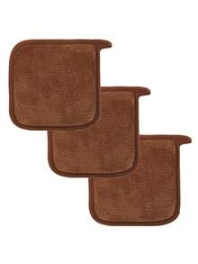 可重复使用的带包边设计的卸妆棉，柔软可水洗卸妆巾 - 彩色 - 查看 4