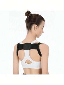 1pc Shoulder Support Band, Chest Muscle Expansion Pushup Shoulder Opener Straight Back Chest Workout Band - M Black - View 3