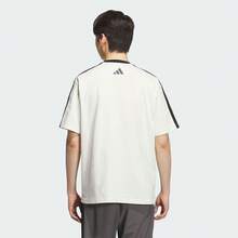 Adidas Áo thun nam tay ngắn GFX TEE2, kiểu dệt kim không cổ TKF2478 - trắng - Xem 3